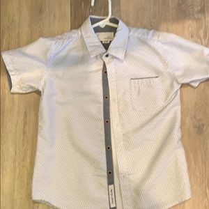 Short sleeve button down shirt. Size 6